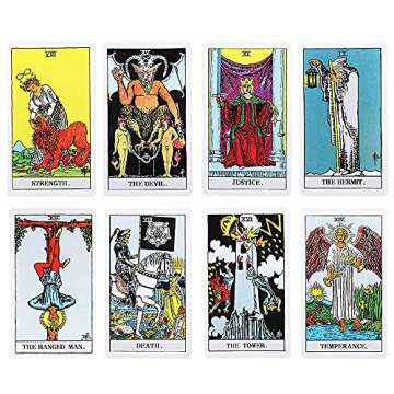 Mystercome Tarot Cards Original Tarot Deck - Travel Sized for Beginners
