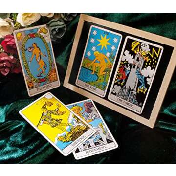 Mystercome Tarot Cards for Beginners - Travel-Friendly Deck