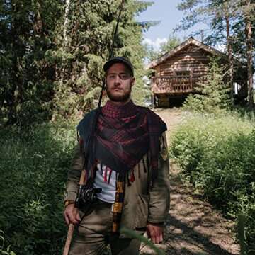 Explore Land Cotton Shemagh Tactical Scarf for Adventure