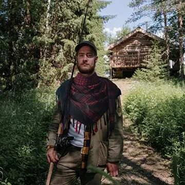 Explore Land Cotton Shemagh Tactical Scarf for Adventure