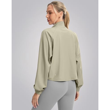 Soothfeel Women's Athletic Jacket Lightweight UPF 50+