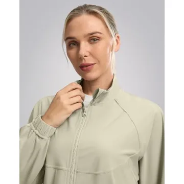 Soothfeel Women's Athletic Jacket Lightweight UPF 50+