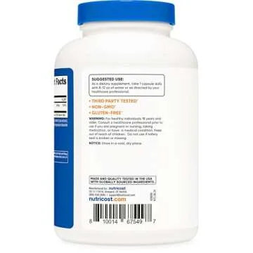 Nutricost Magnesium Oxide 750mg, 240 Capsules - 420mg of Magnesium, Non-GMO, Gluten Free