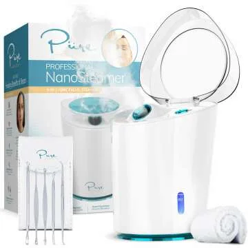 NanoSteamer PRO: Ionic Facial Steamer with Skin Kit
