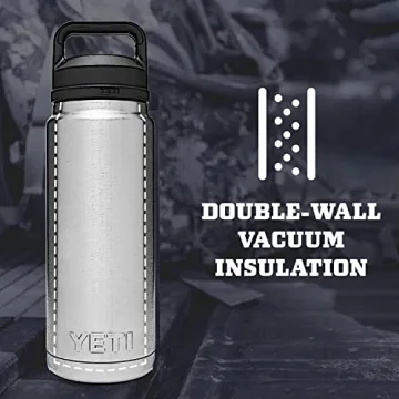YETI Rambler 26 oz Bottle with Chug Cap, Alpine Yellow