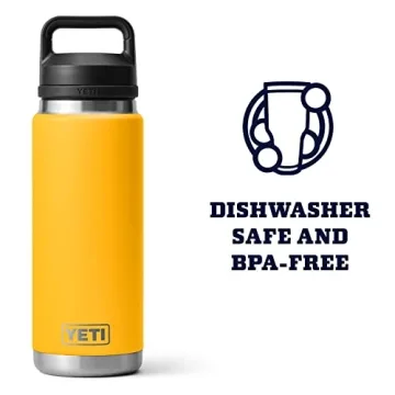 YETI Rambler 26 oz Bottle with Chug Cap, Alpine Yellow