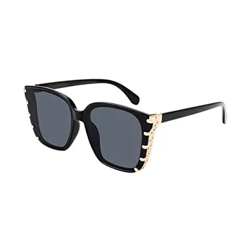 WANWAN Square Sunglasses for Women with UV400 Protection