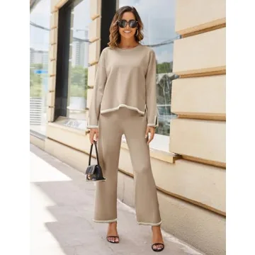 Stylish and Comfortable Tanming Women's Knit 2 Piece Outfits