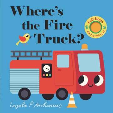 Where's the Fire Truck? - Fun Children's Felt Flap Book