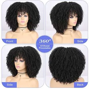 Hanne Afro Bomb Curly Wigs - Stylish & Comfortable for Women