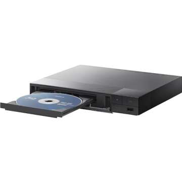 Sony BDP-BX370 Streaming Blu-ray DVD Player with built-in Wi-Fi, Dolby Digital TrueHD/DTS and upscal...