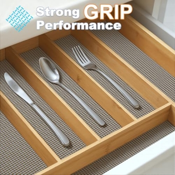 Songrey Non-Adhesive Drawer and Shelf Liner for Kitchen