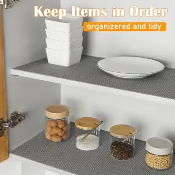 Songrey Non-Adhesive Drawer and Shelf Liner for Kitchen