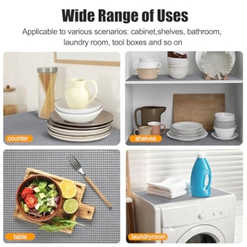 Songrey Non-Adhesive Drawer and Shelf Liner for Kitchen