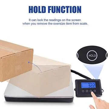 Fuzion Global 360LB Shipping Scale with Tare and Hold Functions