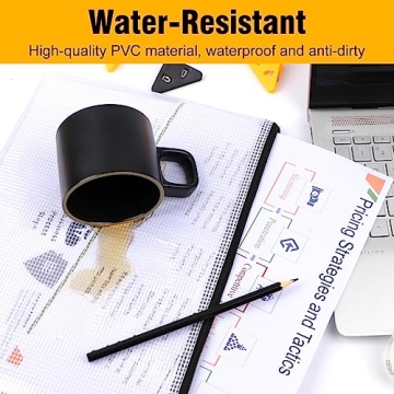 24 Reusable Mesh Zipper Pouches for Organizing Essentials