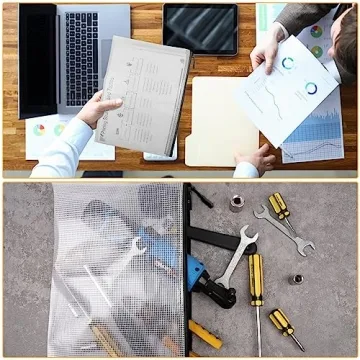 24 Reusable Mesh Zipper Pouches for Organizing Essentials