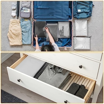 24 Reusable Mesh Zipper Pouches for Organizing Essentials