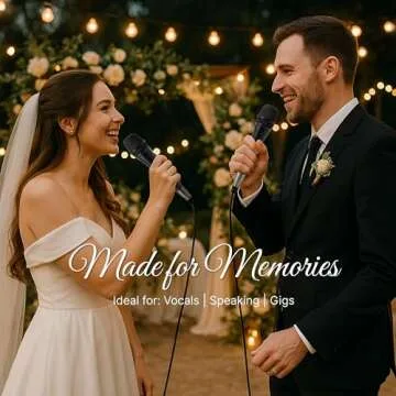 Bowens Dynamic Microphone 2-Pack for Karaoke and Studio