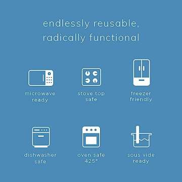 Stasher Platinum Silicone Food Grade Reusable Storage Bag, Clear (Stand-Up Mega) | Reduce Single-Use...