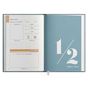 Beautiful Modern Pregnancy Journal for Expecting Moms