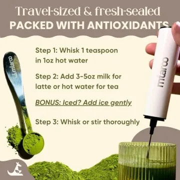 Miaroo Vanilla Matcha Latte Powder 100g - Delicious & Low-Calorie