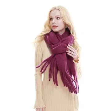 RIIQIICHY Winter Chunky Scarf for Women, Oversized Comfort
