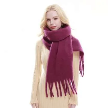 RIIQIICHY Winter Chunky Scarf for Women, Oversized Comfort
