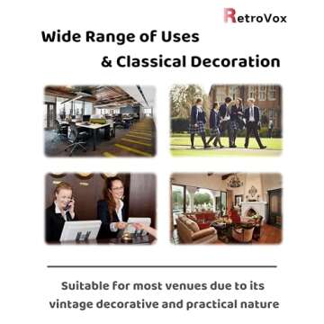 Retro Old Corded Landline Telephone - Vintage 1960s Style