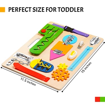 Montessori Busy Board for Toddlers Educational Travel Toy