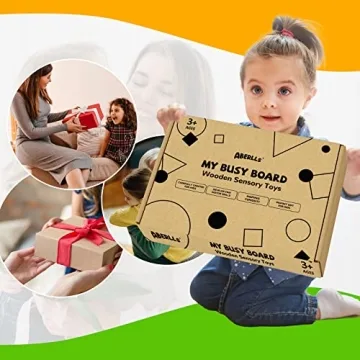 Montessori Busy Board for Toddlers Educational Travel Toy