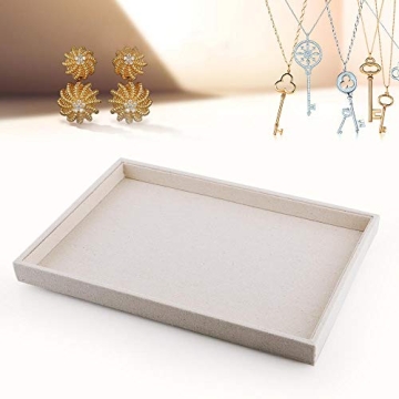Oirlv Stackable Jewelry Display Tray for Elegant Storage