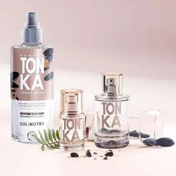 SOLINOTES Tonka Perfume for Women - Eau De Parfum | Delicate Floral and Soothing Scent - Made in France - Vegan - 0.5 fl.oz