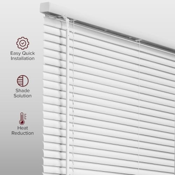 CHICOLOGY Blackout Mini Blinds Cordless Light Control