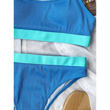 Stylish Women's High Waisted SOLY HUX Bikini Swimwear