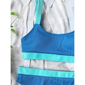 Stylish Women's High Waisted SOLY HUX Bikini Swimwear