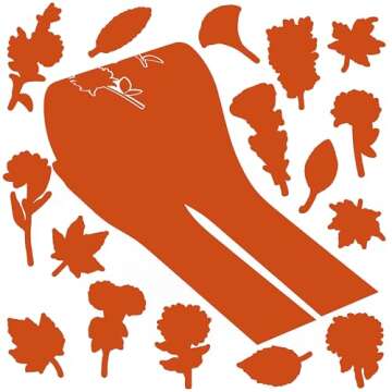 A1diee Autumn Roll Sticker Decoration