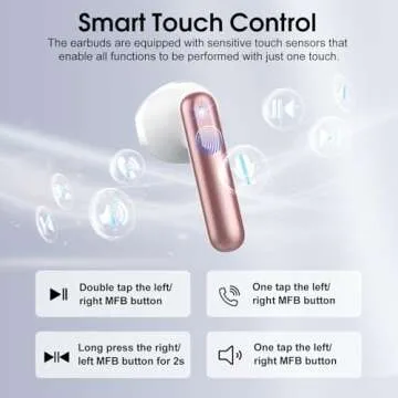 Wireless Earbuds 2025 Bluetooth 5.4 3D Bass Stereo