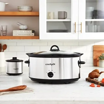 Crockpot Large 8 Quart Slow Cooker & Food Warmer Bundle