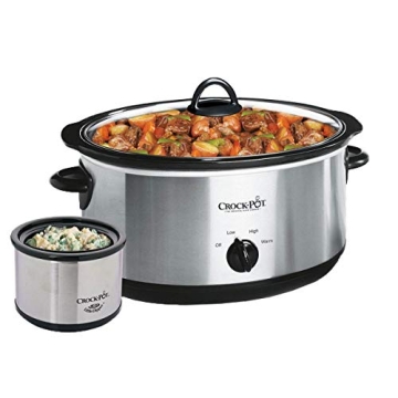 Crockpot Large 8 Quart Slow Cooker & Food Warmer Bundle