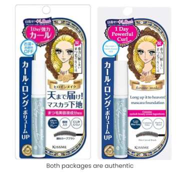 HEROINE MAKE by KISSME Curl Keep Mascara Base 01 Blue Gray, Made in Japan