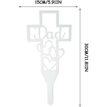 Decorative Metal Cross for Cemetery Grave Memorial