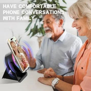 MRMORALE Wireless Induction Speaker - RGB Light & 360° Rotation