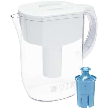 Brita Large Water Filter Pitcher for Tap and Drinking Water with 1 Elite Filter, Reduces 99% Of Lead...