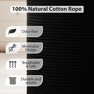 Fiona's Magic Woven Rope Laundry Basket: Stylish Organization for Every Home