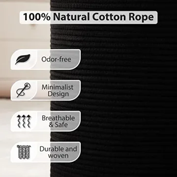 Fiona's Magic Woven Rope Laundry Basket: Stylish Organization for Every Home