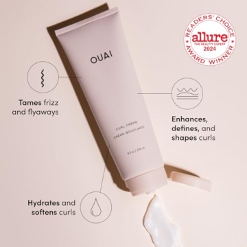 OUAI Curl Crème - Curl Defining Cream for Healthy Waves