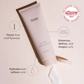 OUAI Curl Crème - Curl Defining Cream for Healthy Waves