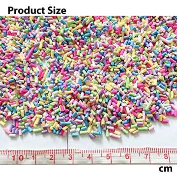 EHOPE 50G Fake Sprinkles Polymer Sprinkles Resin Sprinkles Clay Sprinkles for Resin Nail Art Slices ...