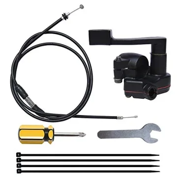 7/8'' 22mm Thumb Throttle Cable Accelerator Handle Assembly for 50cc 70cc 90cc 110cc 125cc 250cc ATV Quad Go Kart TaoTao Pit Bike
